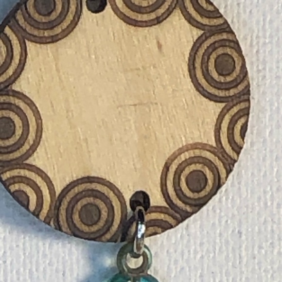 {Pyrography Earrings} 🔥 - Picture 4 of 6